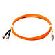 OM1 Multimode Fiber Optic Cable 62.5/125 LC to ST Duplex