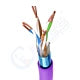 CAT6 Shielded Riser (CMR) F/UTP Ethernet Cable - 23AWG Pure Copper 550MHz 1000ft Spool