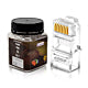 Cat6 Rj45 Crimp Connectors Bulk Transparent
