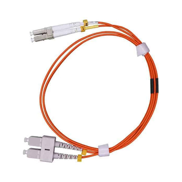 OM2 Multimode 50/125 LC to SC Duplex Fiber Optic Cable