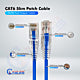Cat6 Patch Cable 6-Inch Bare Copper Slim
