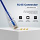 Cat6 Patch Cable 6-Inch Bare Copper Slim