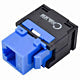 Toolless Cat6 Horizontal Keystone Jack UTP, 180 Degree