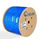 Bulk Cat6 Plenum Shielded Solid Copper 1000ft CMP F/UTP 550 Mhz Cable