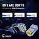 Cat6 Rj45 Crimp Connectors Bulk Transparent