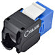 Toolless Cat6a 180 Degree Vertical Rj45 Keystone Jacks