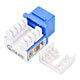 Cat6a Rj45 keystone Jack 90-Degree UTP Punch Down 110