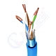 CAT6 Shielded Riser (CMR) F/UTP Ethernet Cable - 23AWG Pure Copper 550MHz 1000ft Spool