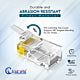 Cat6 Rj45 Crimp Connectors Bulk Transparent