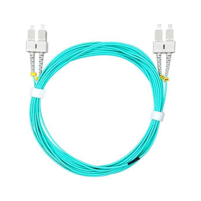 OM4 Multimode Fiber Optic Cable 50/125 SC to SC Duplex
