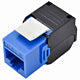 Toolless Cat6 Rj45 180 Degree Vertical Keystone Jacks