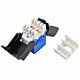 Toolless Cat6a 180 Degree Vertical Rj45 Keystone Jacks