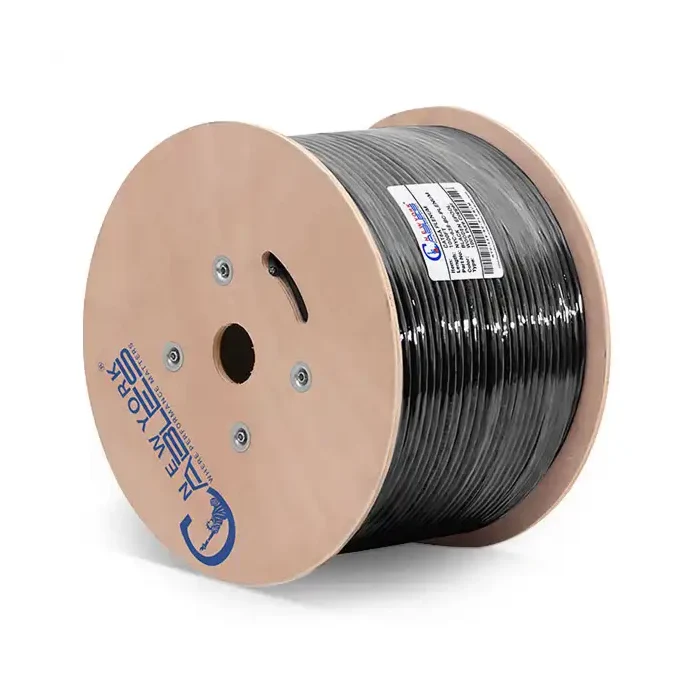 Cat6a Plenum Bare Copper Wooden Spool 1000ft