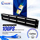 Cat6a Patch Panel 48-Port Unshielded Horizontal Rack Mount 2U