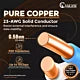 Cat6 Plenum Cable Solid Copper ETL & UL Listed 23AWG CMP Rated PoE++ 1000ft cable Pull Box