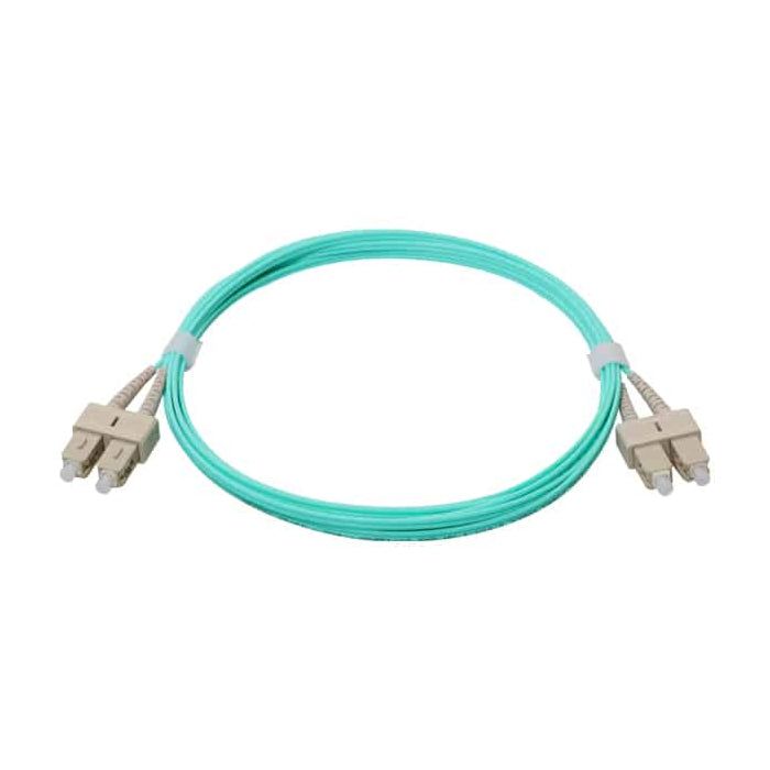 OM3 Multimode 50/125 SC to SC Duplex Fiber Optic Cable